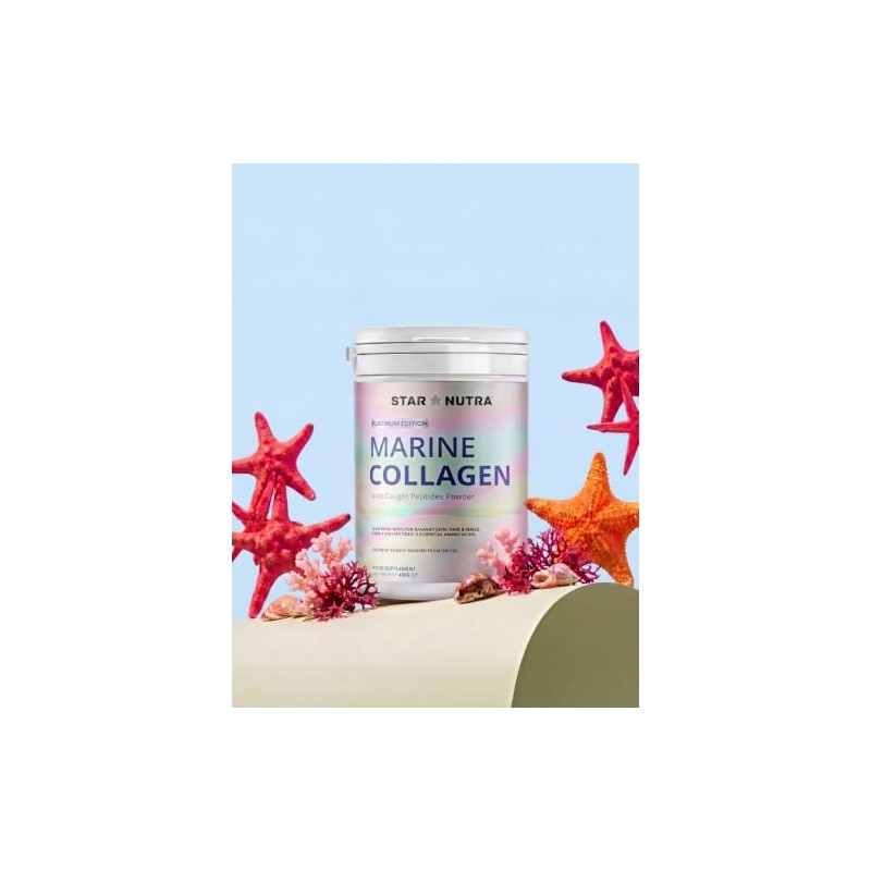 Marine Collagen Powder 400g | Wild-Caught Hydrolysed Type I Peptides