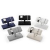 Papten J00603 2 Watch Stand, Microfiber, Display, Storage, Photography, Luxury,