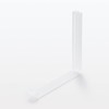 MUJI 12057086 Polypropylene Bag Fastener Clips, Translucent, Large, Width 4.7