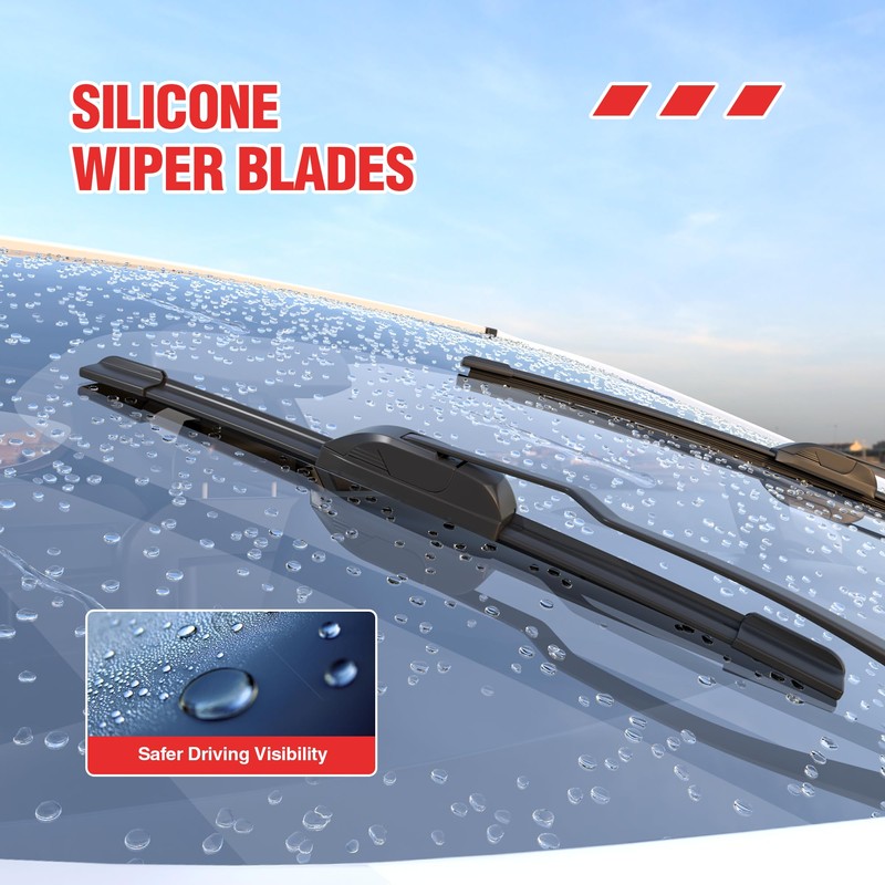 BERG REGEN® Silicone Windshield Wiper Blades Replacement for Jeep Liberty