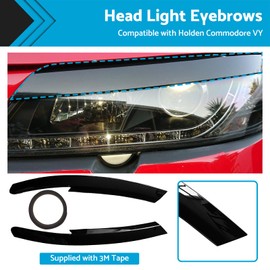 MAX COOL 2x Headlight Eye Lid Eyebrow Cover, Headlights Eyebrow Eyelids Headlight Covers Replacement Suitable for Holden Commodore VY