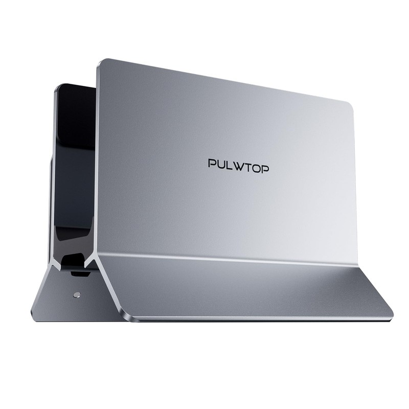 PULWTOP Vertical USB C Docking Station for MacBook Pro Air,