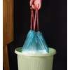 75 Count Drawstring Trash Bags,Thickened Garbage Bags 19.7" x 17.7"Unscented