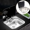 RV Sink, Stainless Steel Countertop Sink Basin with Faucet, Sink