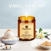 Fissiworx Vanilla Scented Candle Set 2 Pack, Candle for Home