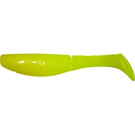 Relax Kopyto 4L 4 Inch Classic Rubber Fish 11 cm Fluo Yellow Set of 10