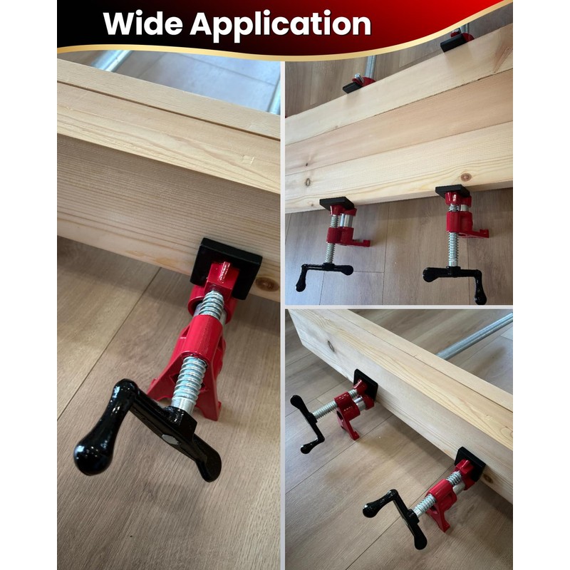 DUPDMKIN Pipe Clamps 3/4 inch 6 Pack Pipe Clamp with