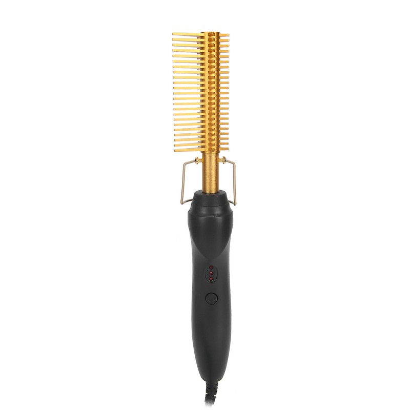 Electric Heating Comb WetDry Straightening Curling Hot Brush Hair Styling