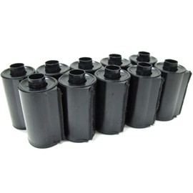 Ultrafine Reloadable 35mm Plastic Film Cassette for Bulk Loading, Pack of 10
