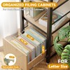 NORDUN Plastic Extra Capacity Hanging File Folder Letter Size,Heavy Duty