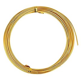 Artemio 5m Gold Aluminium Wire 1.5mm x 5m