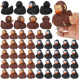 50pcs Sasquatch Rubber Ducks for Jeep Black Brown