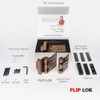 FlipLok High Security Door Lock - 10X Stronger Than a