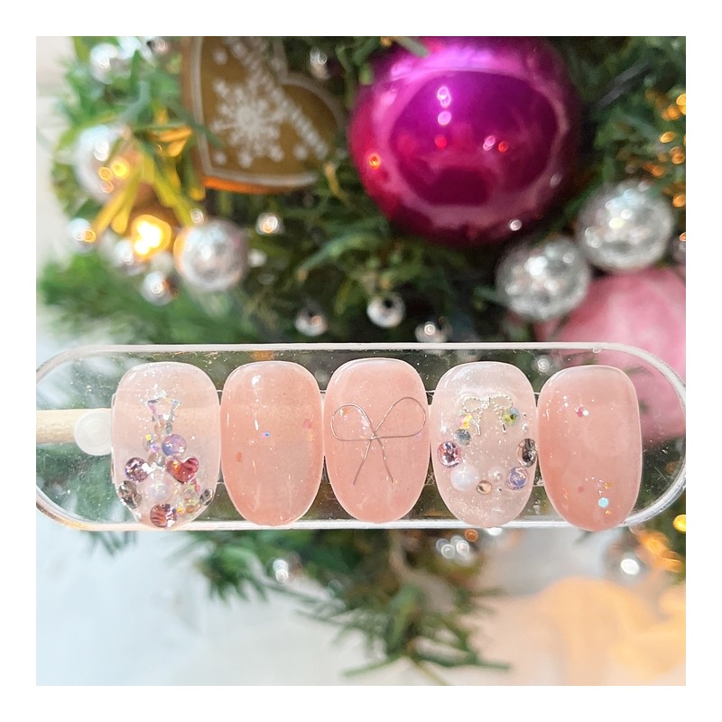 Pure J [x-mas collection 2] Edeline Pink - Short Almond