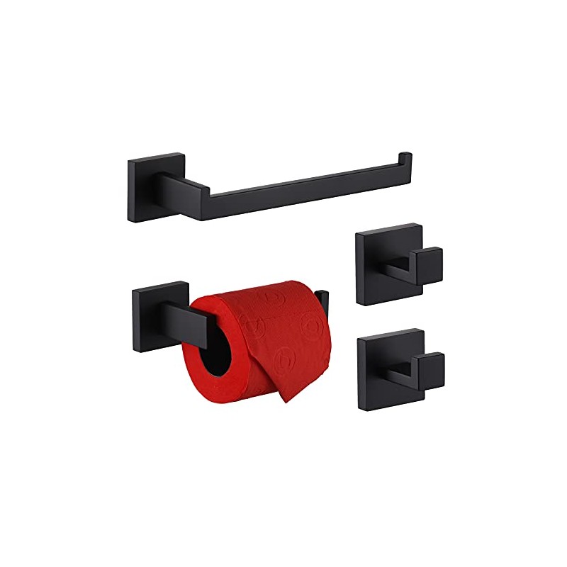 KOKOSIRI Juego de Accesorios de baño 4 Piezas Soporte para