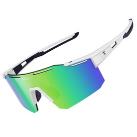 suoso Cycling Polarized Sunglasses for Men: UV400 Protection Glasses Running Baseball Softball Sports Goggles for Youth Women