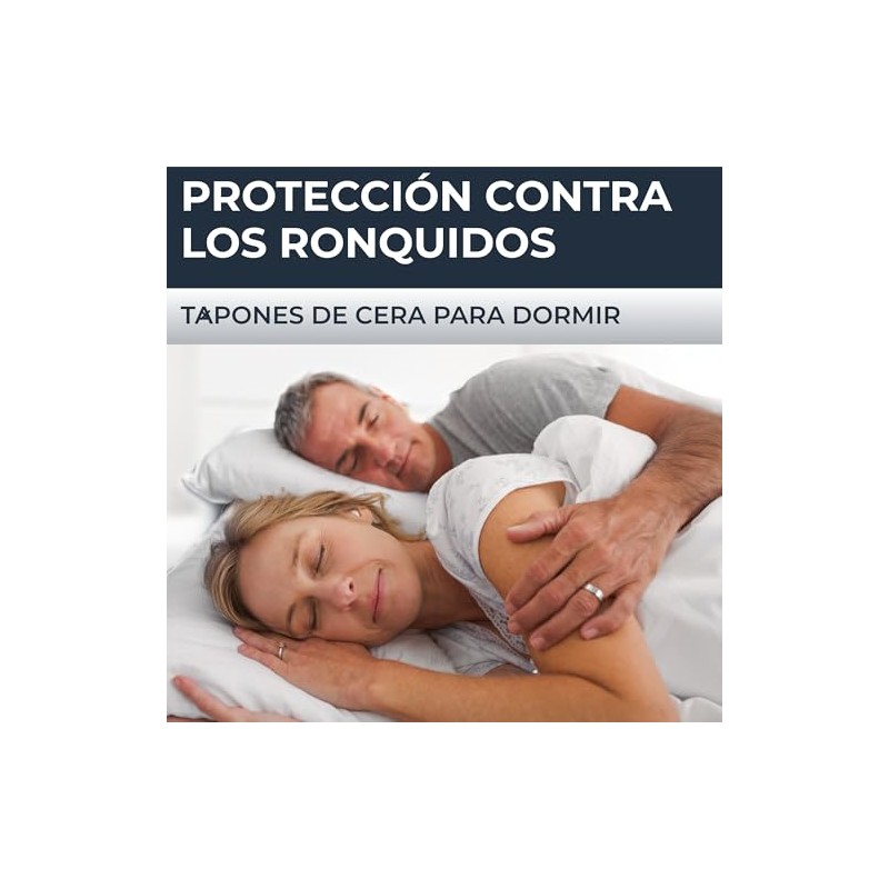 PQ Tapones de Cera para Dormir - 30 Tapones de