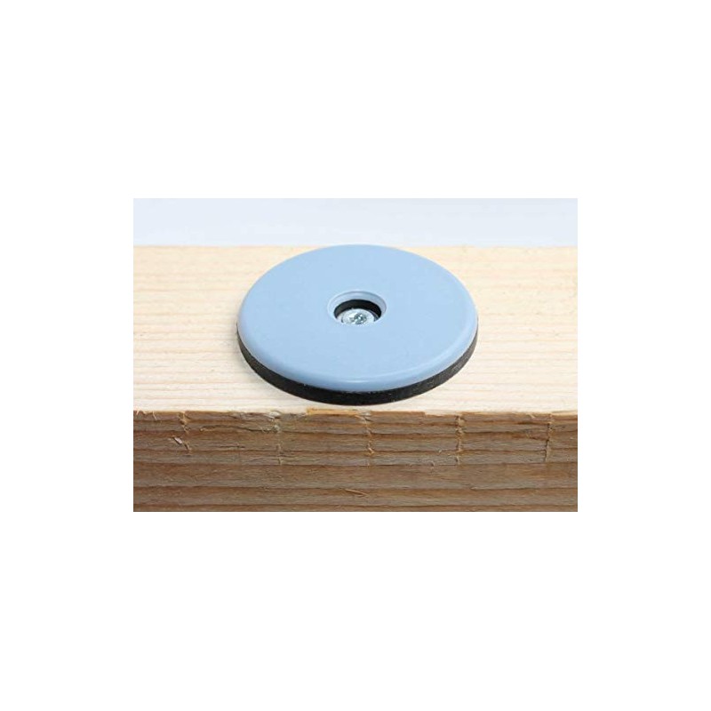 8 x Teflon Furniture Gliders/Diameter 50 mm/5 mm Thick Includes