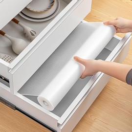 Non-Slip Mat for Drawer Bases, 30 x 500 cm, EVA Drawer Mat, Plastic Mats, Protective Mats for Refrigerators and Shelves, Can Be Cut to the Size of a Drawer