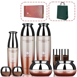 Yedam Yunbit snail slime basic cosmetics 5 types of women's skin lotion basic care mom gift set / 예담윤빛 달팽이 점액 기초 화장품 5종 여성 스킨로션 기초케어 엄마 선물 세트