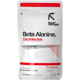 Rapid Strength Beta Alanine Powder - Premium Beta Alanine Supplement for Strength and Endurance - Amino Acid Supplement - Suitable for Men and Women - UK Made