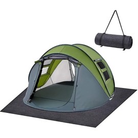 Camping Tent Carpet Mat,Waterproof Inside/Outside Tent Rug,Protective Waterproof Liner Keeps You Warm & Dry, Outdoor Camping Floor Rug Accessory,Soft & Comfortable, Trimmable Material