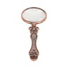 Retro Magnifying Glass Portable 3X Magnification Handheld Magnifier for Science