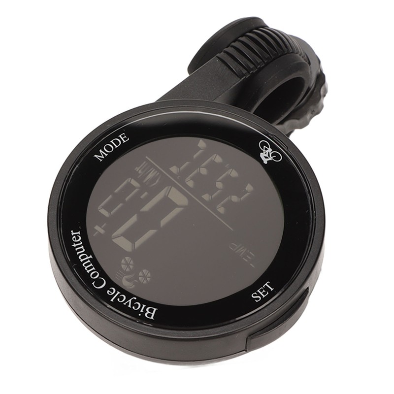 Bike Computer Speedometer Thermometer Clock Large Screen Clear Handwriting Waterproof