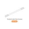 METALLIXITY 20pcs Stud Screws on Both Ends Stud Bolts Double