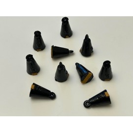 TMC Pack of 10 x Fishing plummets - 15 gram / 0.5 oz Plummets with Cork Inserts...