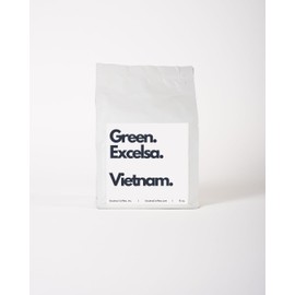 Green Coffee Beans – Excelsa Vietnam, Unroasted, 1 lb – Grade 1, Natural Dried, Lower Caffeine, Rare Coffee Species, Clean & Bold, Home Roasting, Pesticide-Free, Direct Trade