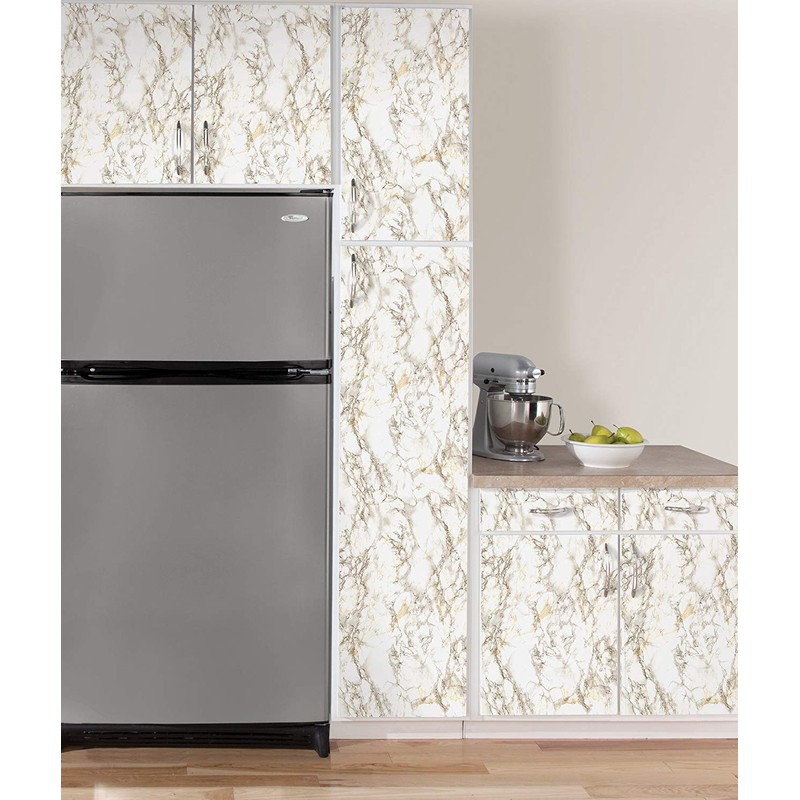 d-c-fix Decorative Self-Adhesive Film, Cortes Marble Brown, 26" x 78"