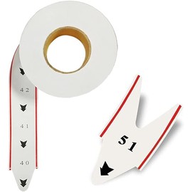 Two Cifre Queue Ticket Turn-O-Matic Ticket Rolls for Waiting Tag Issuer Wait Number Ticket Dispenser 2000 Tickets/Roll 20 Groups Consecutive Number from 00-99 White (2 Digits 00-99)