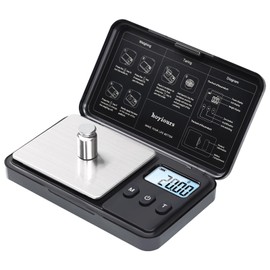 hoyiours Küchenwaage Digitale, 0.01 g Mini Digitalwaage Multifunktions mit Lcd Display und Tara Funktion, Taschenwaage klein für Lebensmittel, Schmuck, Medizin, Labor, Kaffee