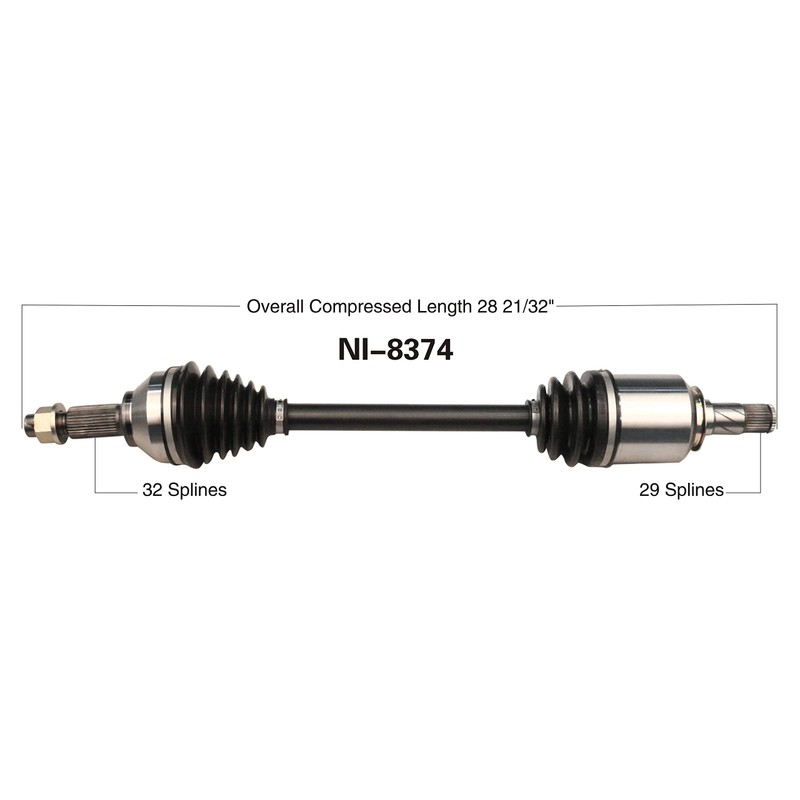 TrakMotive NI-8374 CV Axle