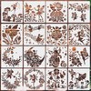 16 Pieces Fairy Stencils Set for Painting, Fairy Flowers Pattern