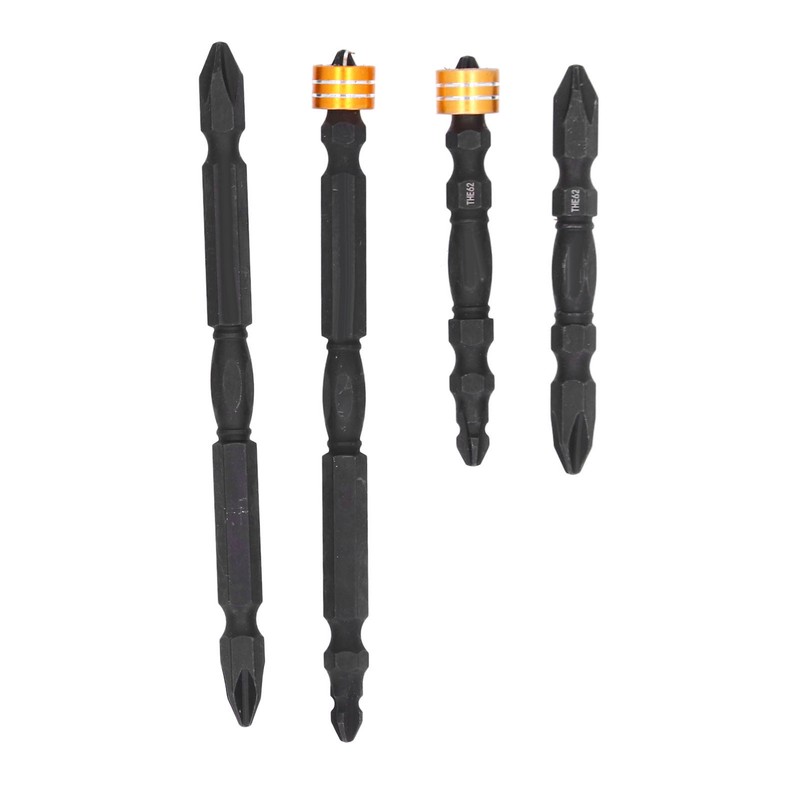 10Pcs Screwdriver Bit S2 PH2 Alloy Steel Double Ended Magnetic
