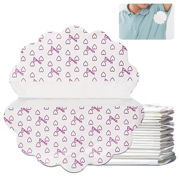 LEIBOCHAO SAP Hochpolymer Achselpads 40 Stück (20x2 Einzelbeutel) | Schweißpads