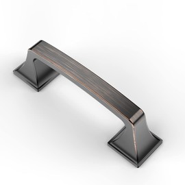 Asidrama 10 Pack 3 Inch Oil Rubbed Bronze Kitchen Cabinet Handles, Cabinet Pulls Kitchen Cabinet Hardware for Cupboard Drawer Handles Dresser Pulls