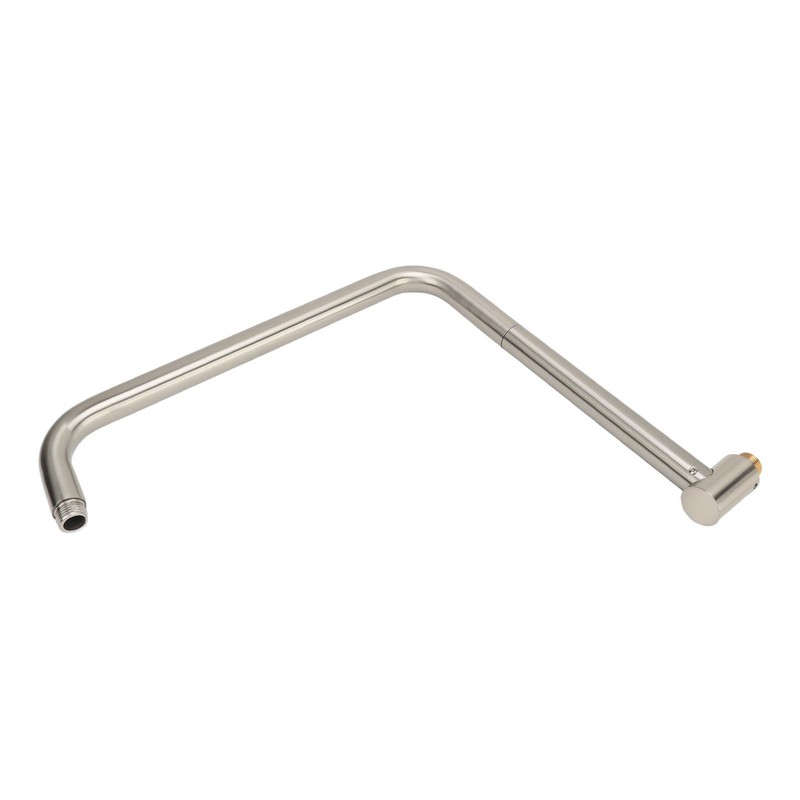 Shower Head Extension with Flange S Shape Shower Arm Wall