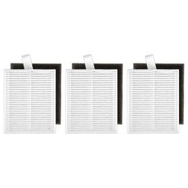 (3 Pack) L60/ L50 HEPA Filters and Foam Filters Compatible With Eufy L60/ L50/ L60 SES/ L50 SES Vacuum Cleaner L60 L50 L60 SES L50 SES, Filter Kit, Replacement Parts 3 Filters, Filters Accessories Kit