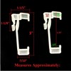 JSP Brand Pick a Pack of 3 Inch Valance Clips