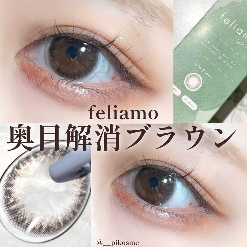 2+1【フェリアモ公式店】 [ 白石麻衣 イメージモデル カラコン ] feliamo (フェリアモ) ワンデー 10枚入り