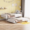Twin Size Metal Daybed Bed Frame for Boys Girls Kids