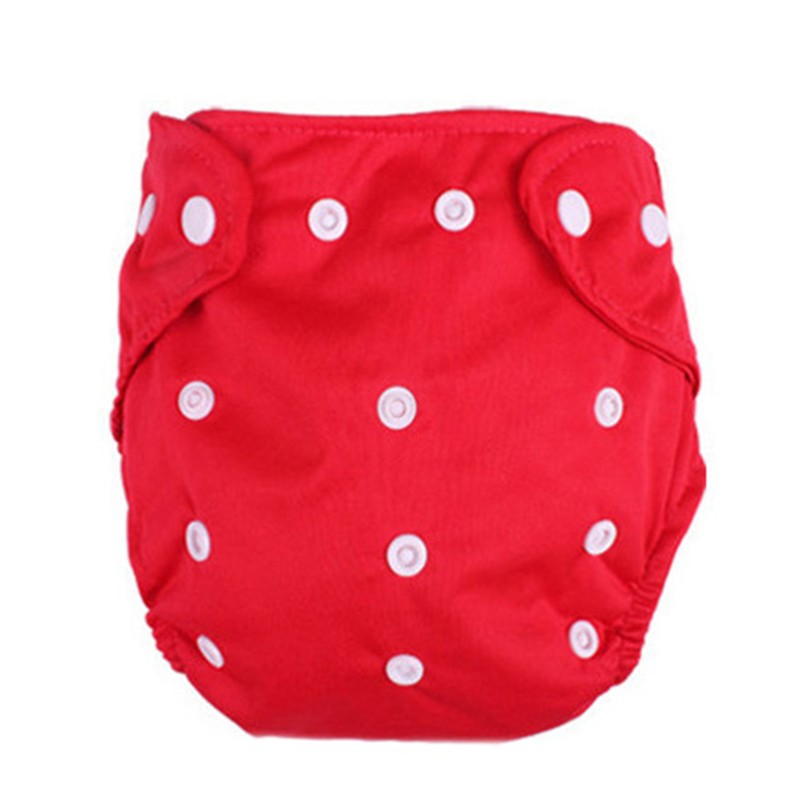 6PCS Baby Cloth Diapers Adjustable Washable Reusable Soft Breathable Infant