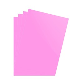 DMiotech 4pcs Corrective Gel Light Filter Overlay Transparent Plastic PVC Sheet Pink for Photo, Movie, Video