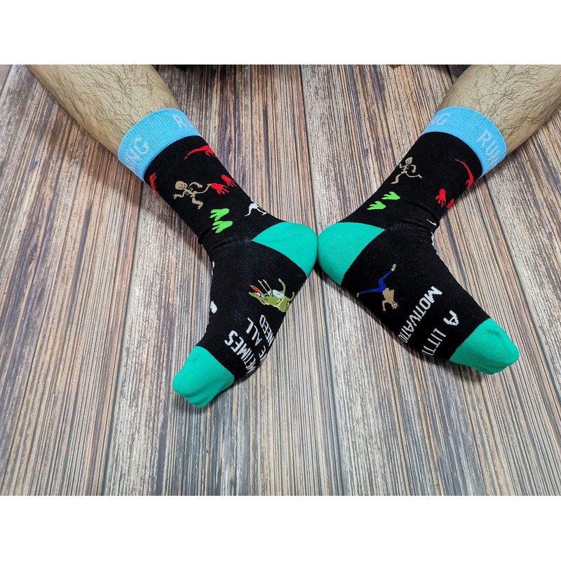 IRISGOD Funny Nerd Socks | Cool Stocking Stuffers | Holidday