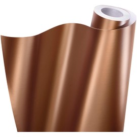 VViViD+ Matte Metallic Rose Gold Premium Vinyl Wrap Film Roll (0.5ft x 5ft)
