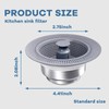 Drain Strainer for Sink Strainer Kitchen Sink Stainless Steel Kitchen