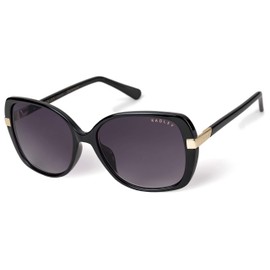 RADLEY London MORWENNA Women's Oversized Butterfly Sunglasses, Gloss Black, 57 mm